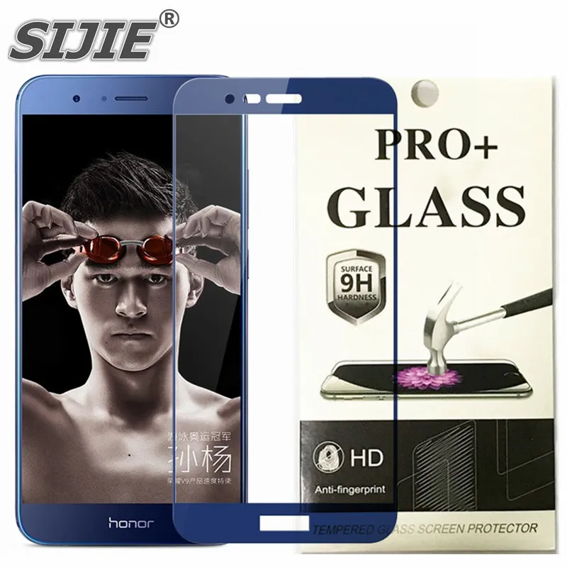 Полное покрытие из закаленного стекла для HUAWEI honor V9 8 pro Duke DUK AL20 черный белый
