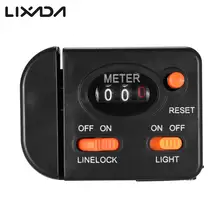 99,9 м счетчик рыболовной лески с цифровым дисплеем, леска для ловли рыбы с клипсой, глубина, монитор, фидер, рыболовные снасти для Pesca