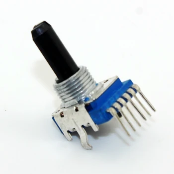 6 - Pin Dual Channel Audio Mixer Potentiometer 103 B10K RK1114GH 10K 50K 12 foot single bend joint potentiometer b10k potentiometer with switch