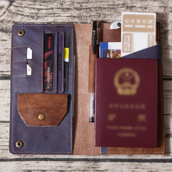 Для мужчин из натуральной кожи Обложка для паспорта человек держатель ID, визитной карточки кожаная дорожная Кредитная бумажник для Для мужчин кошелек чехол Обложка на паспорт