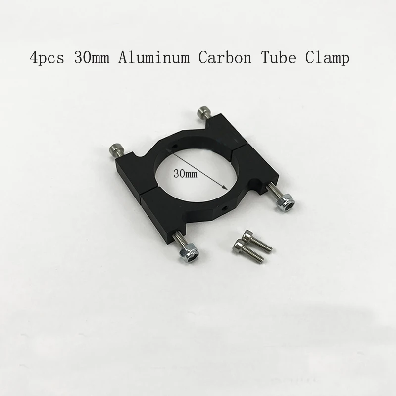 4pcs/lot Agriculture Plant Protection Drone Accessories 30mm Aluminum Carbon Fiber Tube Clamp Motor Mount Fixture Clip Holder