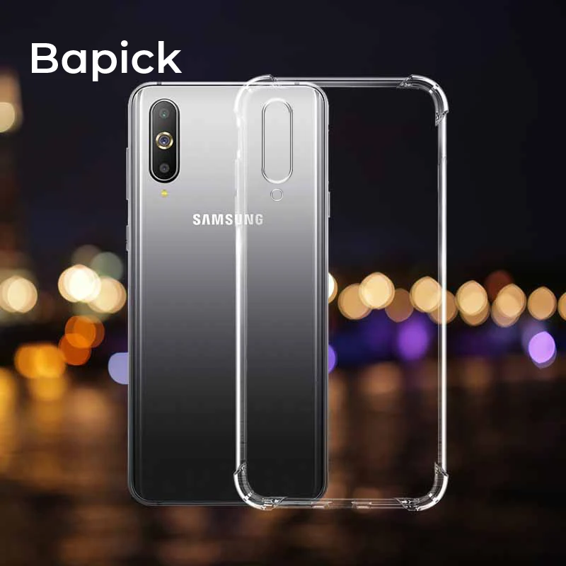 

Bapick Transparent Soft TPU Phone Case for Samsung a50 a70 a30 a20 a10 Galaxy for samsung a8 a9 a7 2018 case Cover Protector