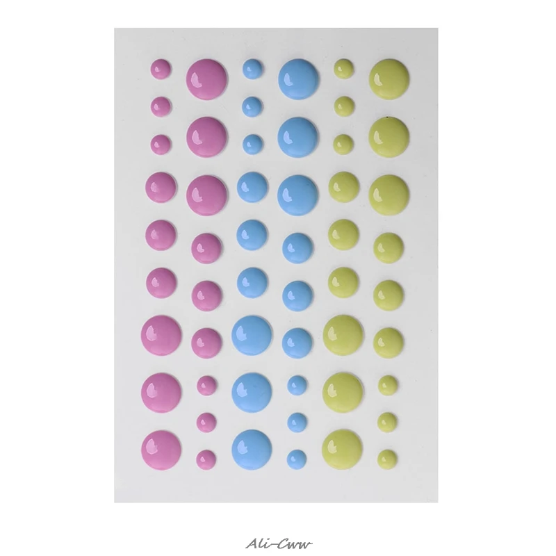

Enamel Dot Self Adhesive Sprinkles Enamel Dots Resin Sticker for Scrapbooking DIY Crafts Card Making Decoration