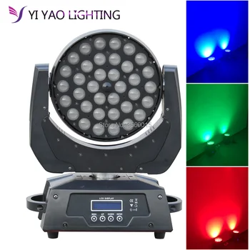 

36x12w rgbw 4IN1/Quad LED source dmx512 540 degree / moving head light