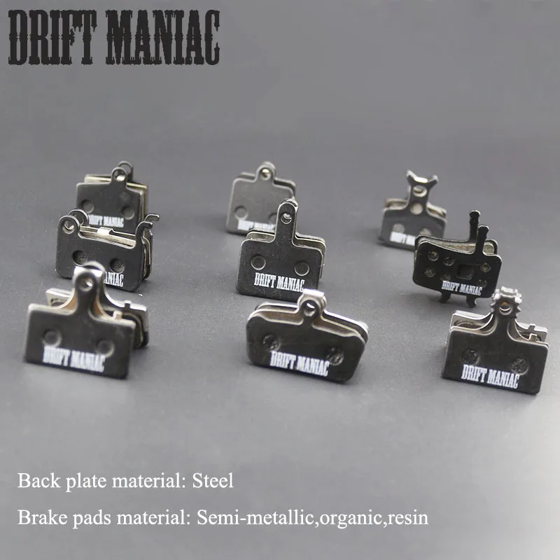 

2 Pairs Bicycle Brake Pads Semi-metallic Pads Steel Back For Shimano/Avid/World Cup MTB Bike Disc Brake Parts