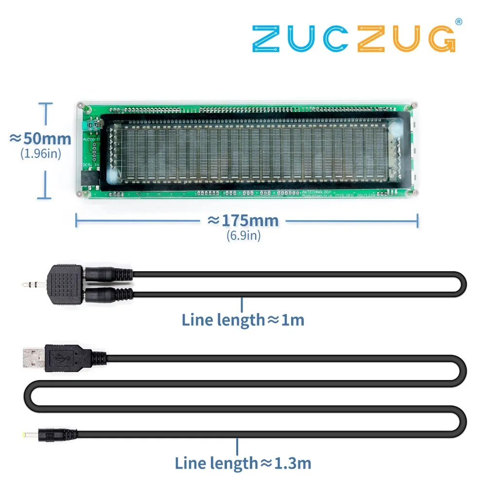 15 уровень VFD Музыка Аудио спектр индикаторный усилитель доска индикатор уровня VU метр Скорость регулируемый режим АРУ с Чехол