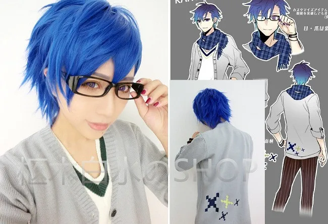 VOCALOID KAITO костюмы для косплея унисекс утепленная верхняя одежда KAITO кардиган COS серый цвет осенний свитер пальто