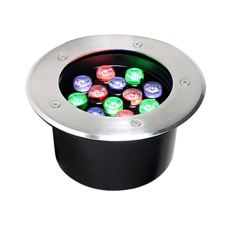 

LED square ground lamp round courtyard buried lamp