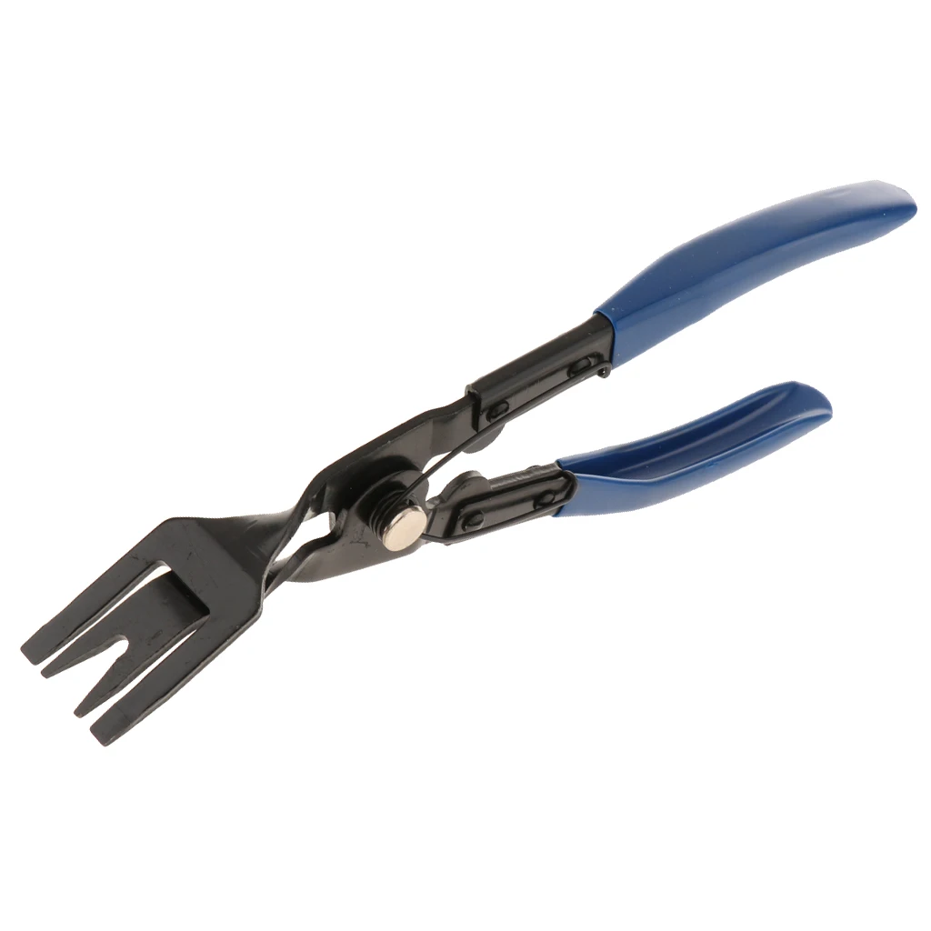 1 Pc Clip Pliers Fastener Remover Auto Upholstery Repair Kit with Rubber Handle for Car Door Panel Dashboard Removal Tool