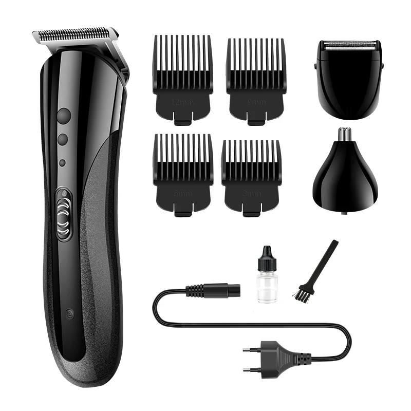 Máquina de Cortar Cabelo dos Homens Kemei Recarregável Elétrica Nariz Cabelo Multifuncional Aparador Barbeador Elétrico Profissional Barba Navalha Km-1407