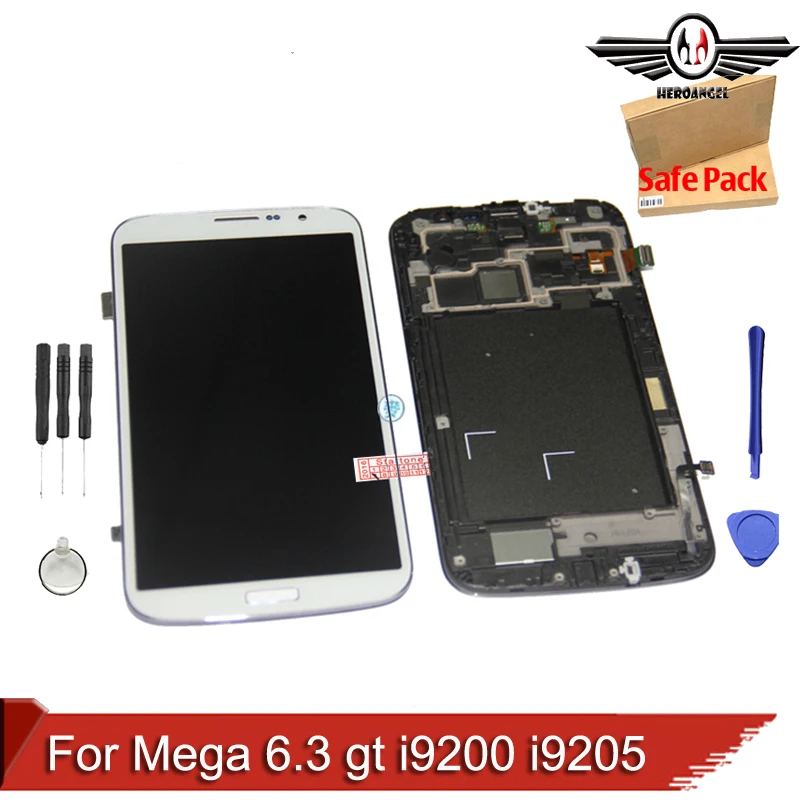 For Samsung Galaxy Mega 6 3 gt i9200 i9205 LCD Display Touch Screen with Digitizer Assembly