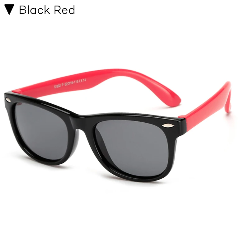 LongKeeper поляризованных солнцезащитных очков дети гибкие высокого качественные очки детей квадратная рамка для UV400 очки HD объектив солнцезащитные очки