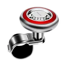 Автомобиле гибкий Простая установка Spinner вращения анти-скольжения Универсальный силиконовый усилитель руля инструмент с рукояткой