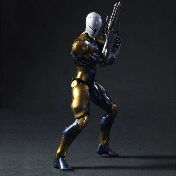 Play Arts Metal gear Solid Gray Fox фигурка модель игрушки 24 см