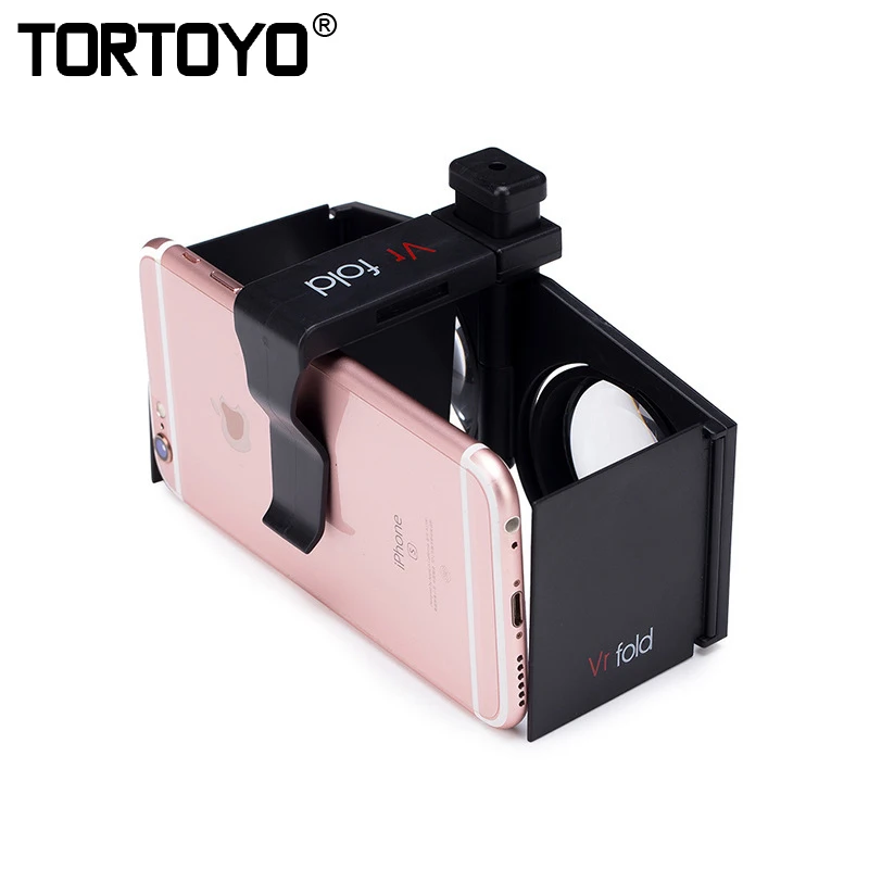 Портативный VR Fold V1 Google картонная коробка складная Виртуальная реальность 3D очки