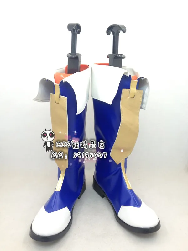 

BlazBlue Noel Blue Halloween Long Cosplay Shoes Boots X002