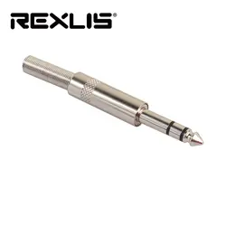 REXLIS 6,35 мм стерео канал 6,35 мм Мощность разъем для микрофона усилителя 6,35 мм jack 6,5 мм разъем