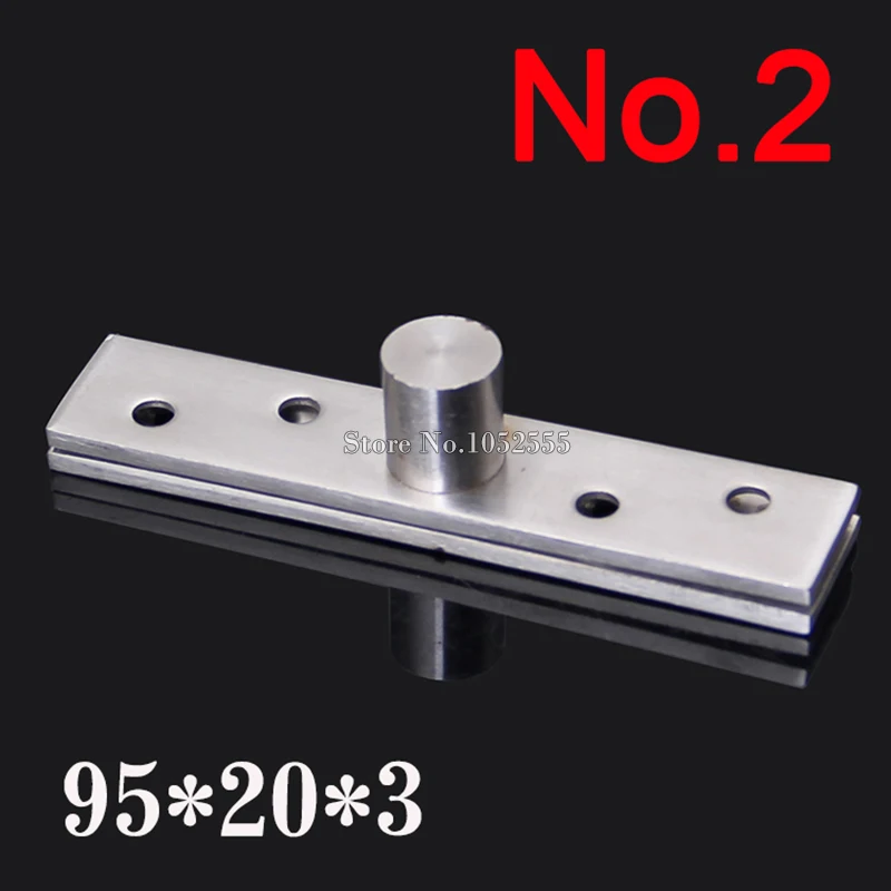 2pcs Stainless Steel 95*20*3.0mm Door Hinges 360 D...