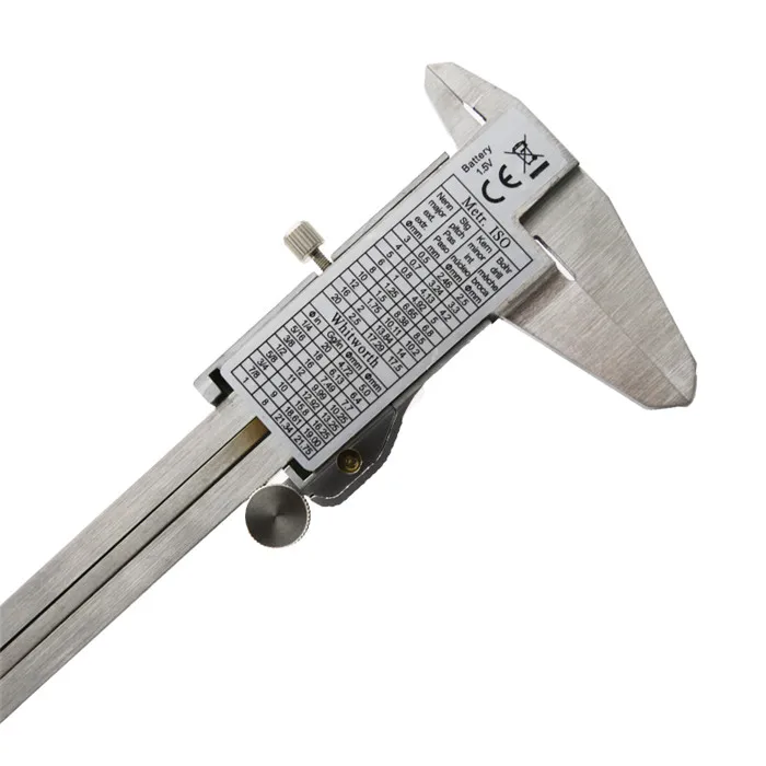 6 дюймов металлический электронный широкоэкранный штангенциркуль измерительный инструмент 150 мм фракция дюймов мм нержавеющая сталь