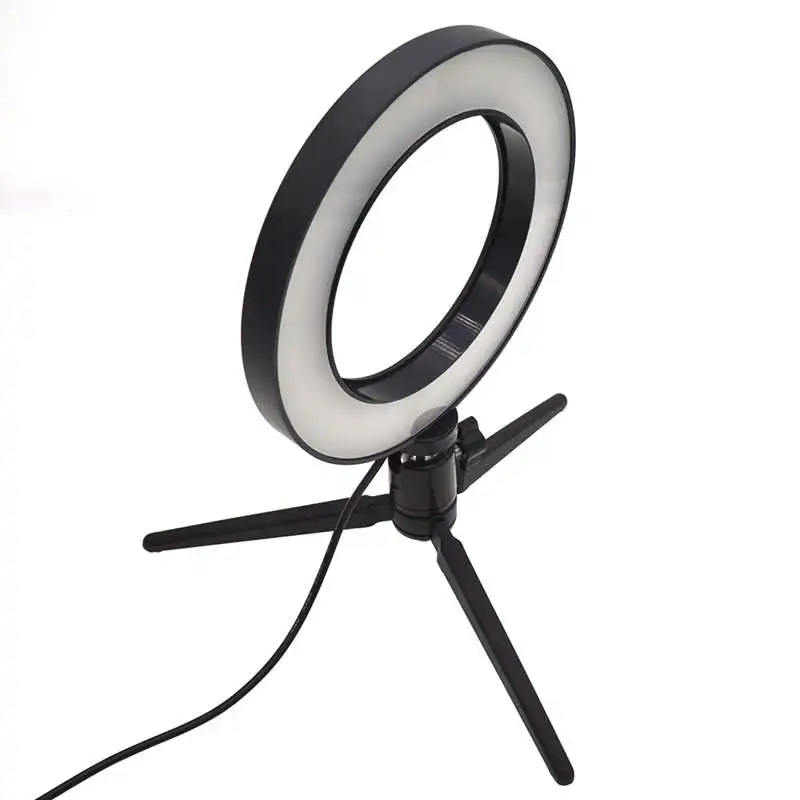 IG-Dimmable Led Studio Camera Ring Light Photo Phone Video Light Annular Lamp Selfie Stick Ring Fill Light For Canon