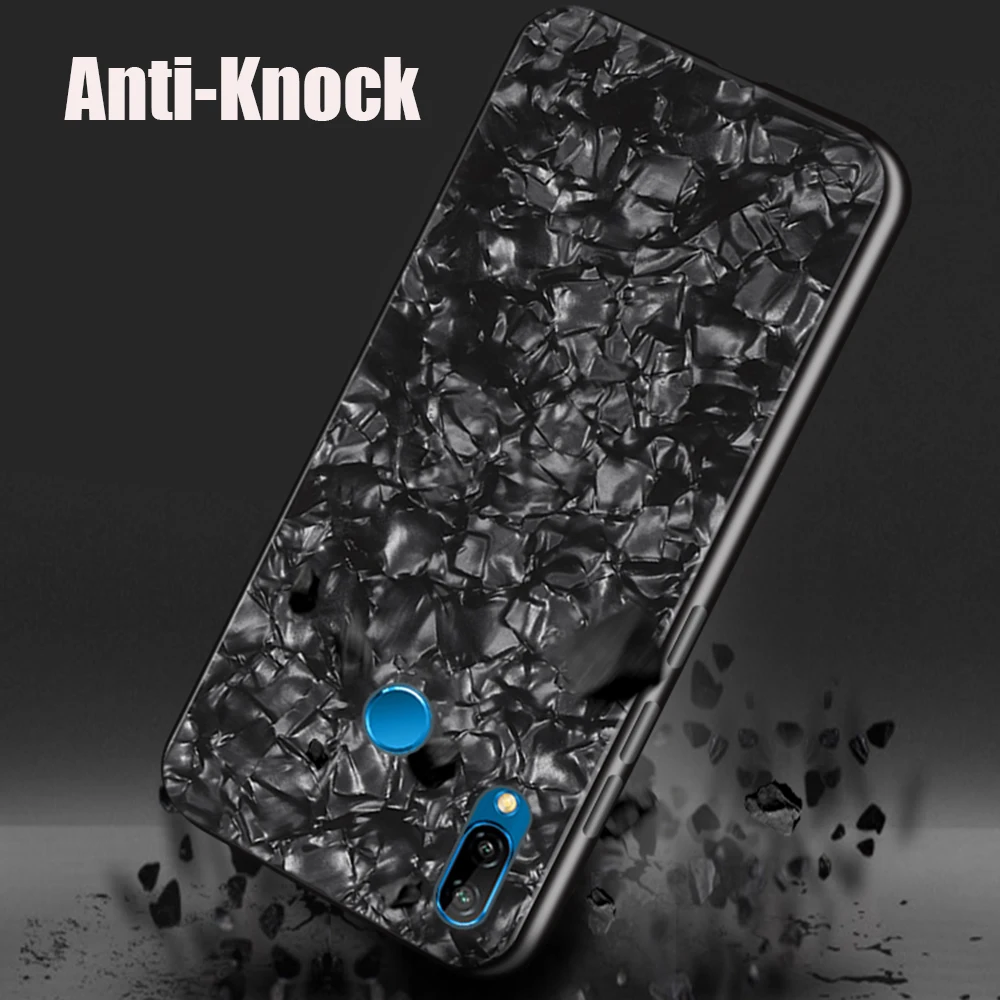 YIESOM Tempered Glass Case For Huawei P20 Lite P20 P20 Pro Shell Soft TPU Silicon Edge Phone Case For Huawei P20 P20Lite P20Pro  (10)