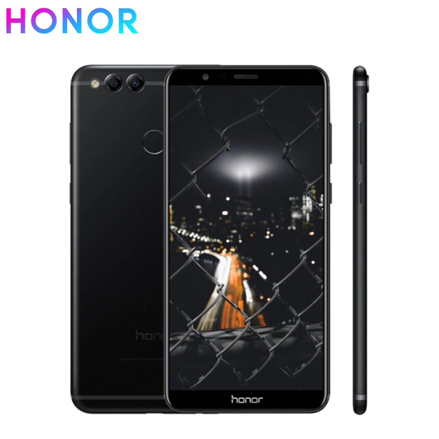 Новый мобильный телефон Honor 7x4G LTE 5 93 дюймов 4 Гб ОЗУ 32 ПЗУ Восьмиядерный процессор