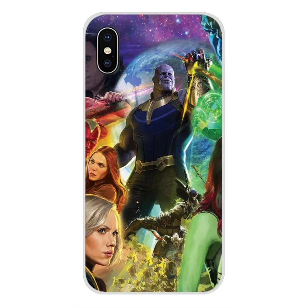 Силиконовые чехлы для телефонов Marvel Avengers Infinity War Thanos чехол Huawei P Smart Mate Honor 7A 7C 8C 8X 9