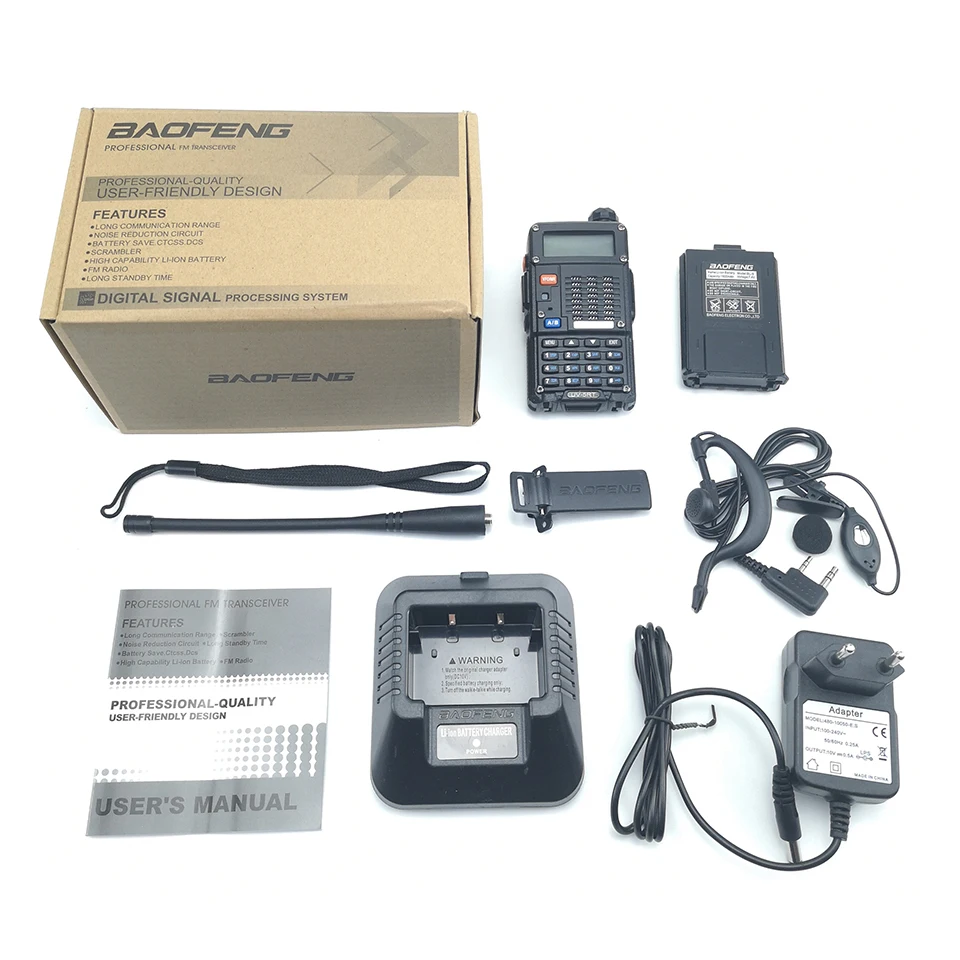 Baofeng, UV-5RT, Охотничья рация, охранная защита, интерфон UV 5RT, расширенный любительский Baofeng, UV-5R, CB, радиостанция UV5R Telsiz