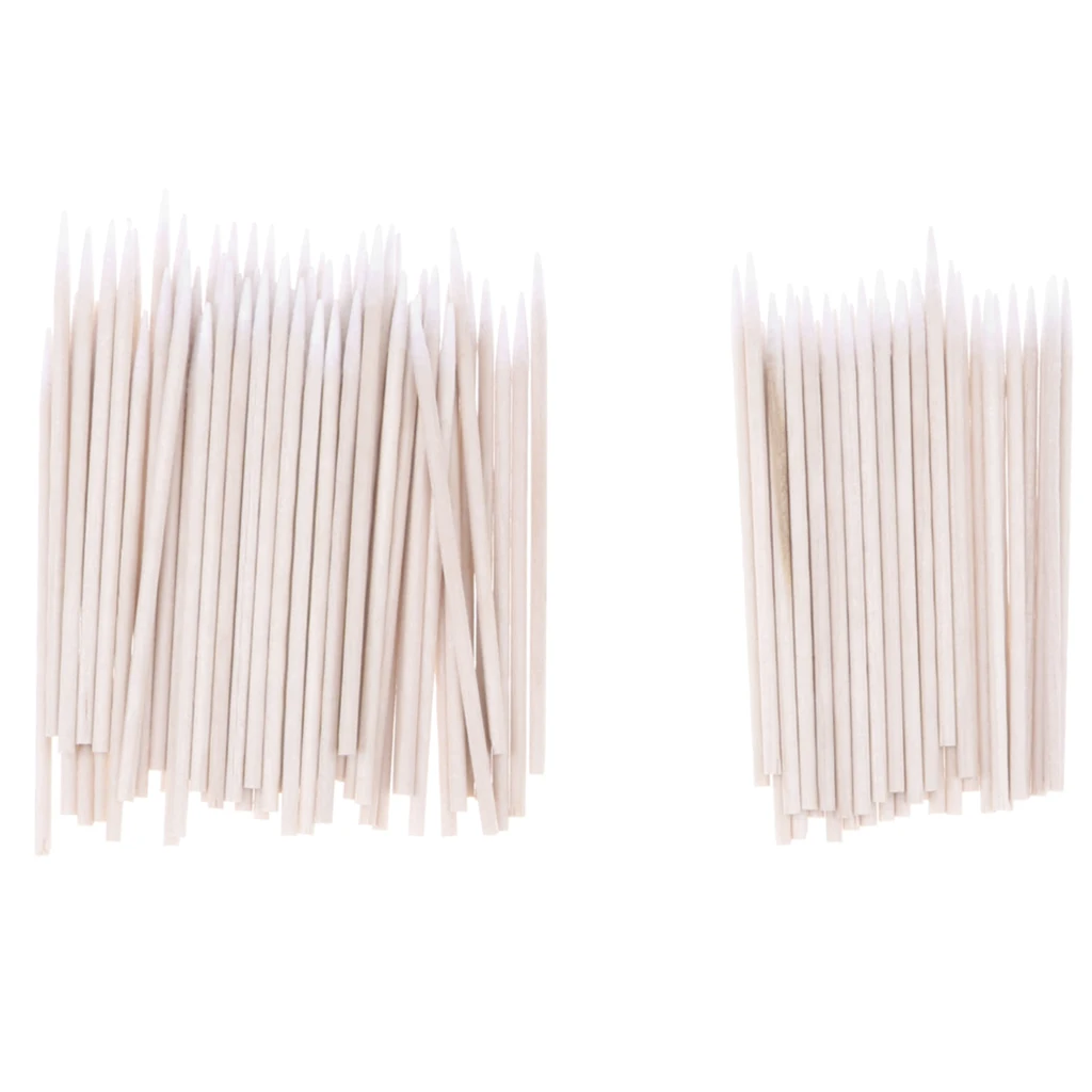 Natrual 100 Pcs Cotton Stick Clean Tool for AirPods jack iPhone Charge Port White Cotton Buds Tip Cleaning Tools
