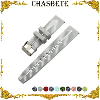 

22mm Silicone Rubber Watch Band for Moto 360 2 46mm 2015 Quick Release Resin Strap Wrist Loop Belt Bracelet Black Blue Green