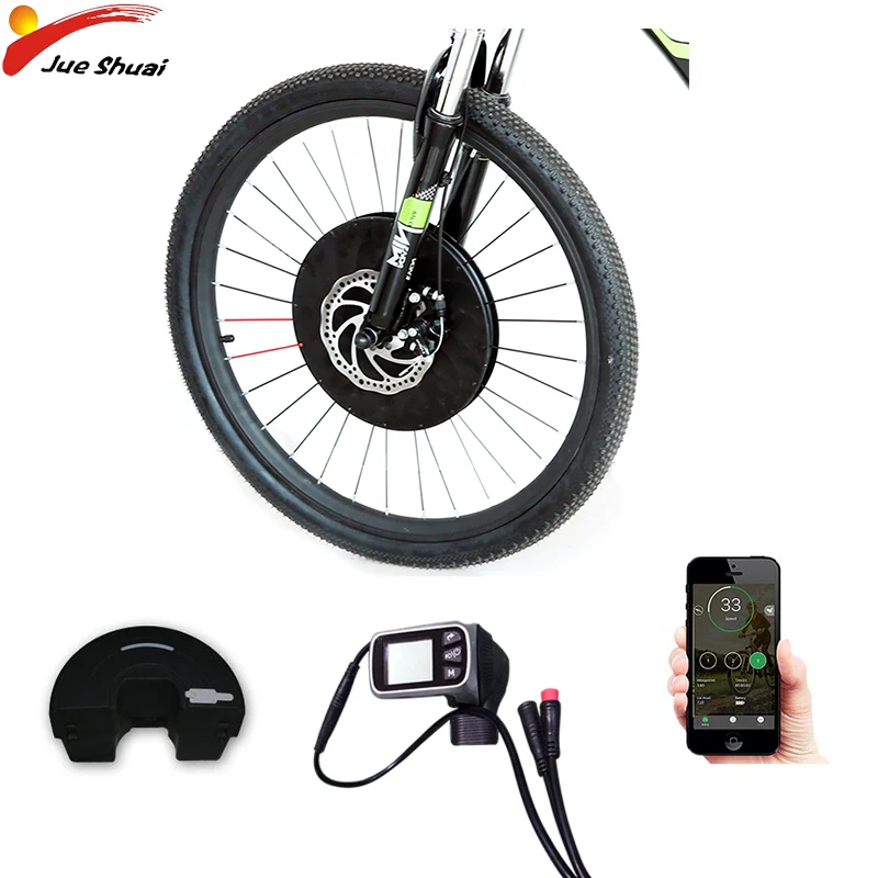 

Imortor all in one Ebike Covnersion Kit 36V 24" 26" 700C Front Motor Wheel Aluminum Electric Bike Wheel Bike E Bike with Battery