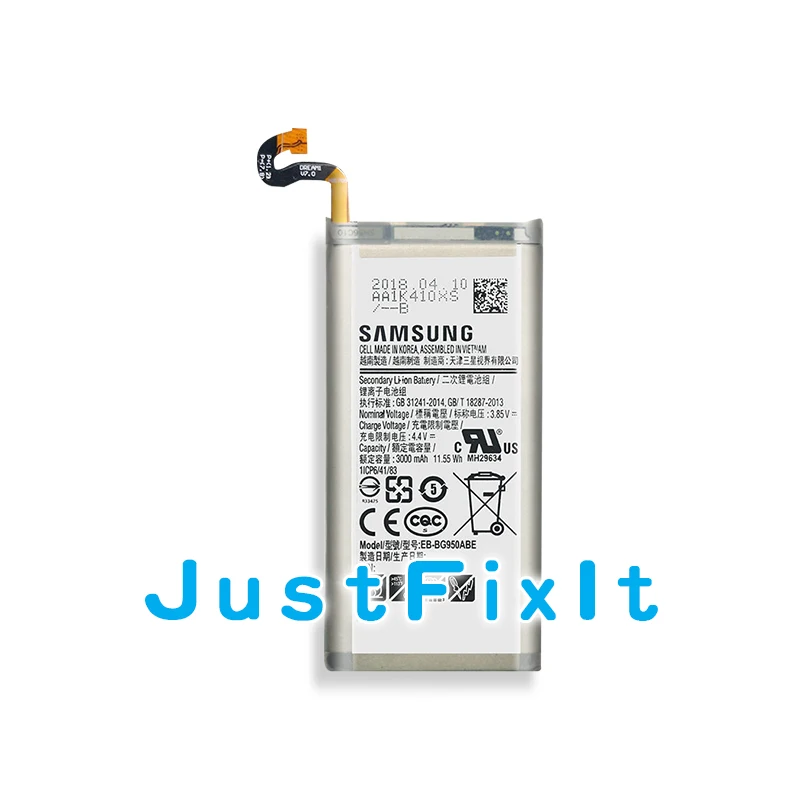 EB BG950ABE оригинальный Батарея для samsung Galaxy S8 G950 G950F G950A G950T G950U G950V G950S 3000 мА/ч запасная
