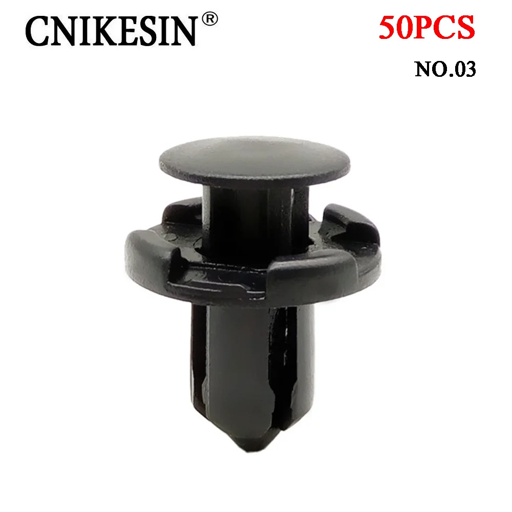 CNIKESIN #03 50 шт 9 мм для Honda Mazda Mitsubishi Lotus авто пластиковый зажим заклепок