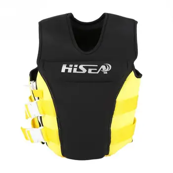 Hisea Children Life Jacket Foam Filled Kids Lifesaving Clothes Life Vest Youth Swim Vest for Girls and Boys Black Yellow Hisea Children Life Jacket Foam Filled Kids Lifesaving Clothes Life Vest Youth Swim Vest for Girls and Boys Black Yellow