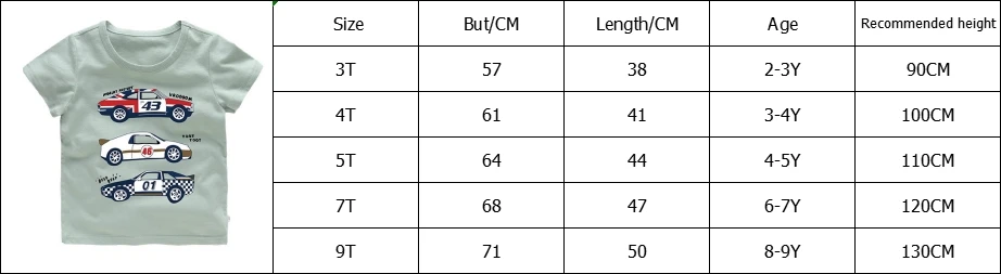 От 2 до 9 лет топы для маленьких мальчиков, футболка с мультяшным автомобилем новые летние хлопковые детские футболки, футболки для маленьких мальчиков и девочек детская одежда