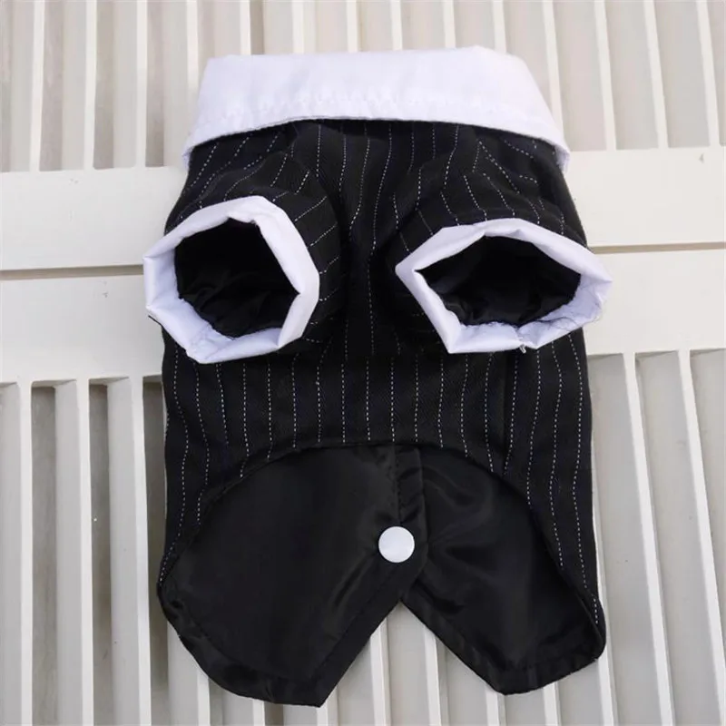 Puppy Dog Clothes Dog Wedding Suit Tuxedo Suit Coat With Bowtie Chihuahua Poodle Pug French Bulldog Pet Dog Clothes7