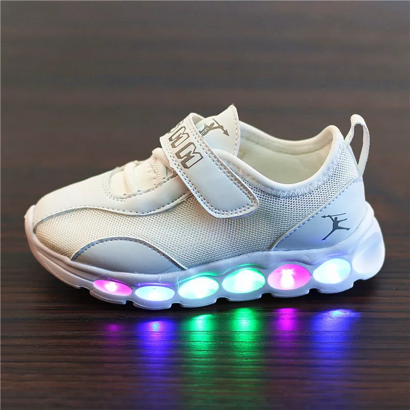 Buy Children Baby Shoes With Light Kids Glowing