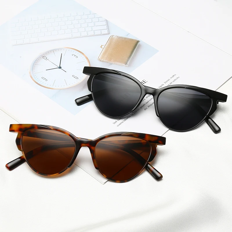 

2019 Hot Cat Eye Vintage Women Sunglasses Brand Designer Retro Woman Sunglases Cheap Butterfly Boutique Oculos De Sol Unique