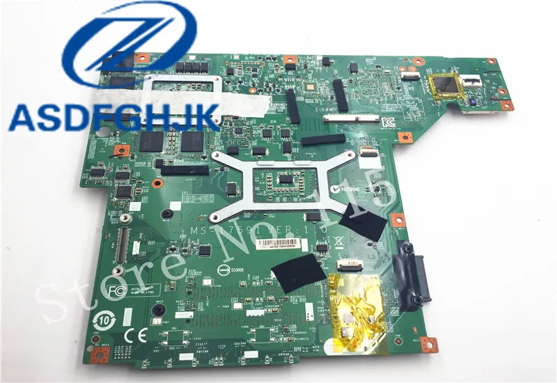 MS 17591 материнская плата для ноутбука MSI GE70 VER 1 0 ms 1759 SR1PX DDR3L не интегрированная N15P GX