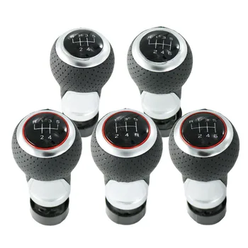 

For Audi A5 S5 8T 2010 2011 2012 2013 2014 2015 2016 2017 New 5 Speed 6 Speed Genuine Leather Gear Shift Knob