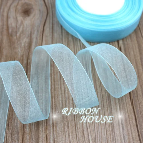 Luxurious Organza Ribbon for Gift Wrapping and Decorative Crafting - 50 Yards per Roll