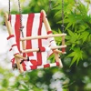 Baby Swing Chair Hanging Swings Set With Rope Rocking Solid Wood Seat For Baby Indoor Room Decor Children Outdoor Garden Swings 1
