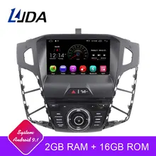 LJDA Android 9.1 Lettore DVD Dell’automobile Per FORD FOCUS 2012 2013 2014 2015 2016 di Navigazione GPS 1 Din Auto Radio multimedia WIFI Stereo SD