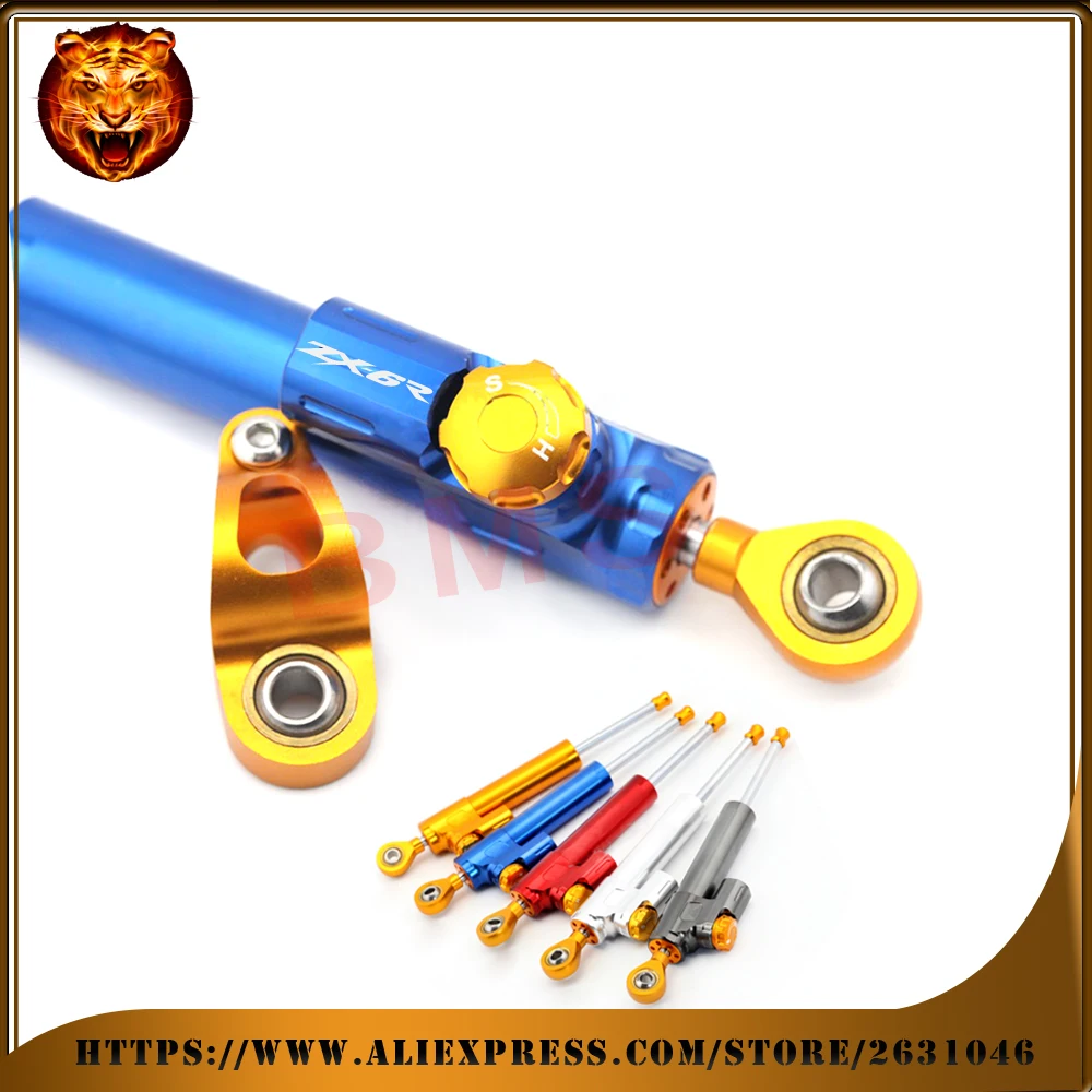 Steering Damper Stabilizer Adjustable Linear Reversed Safety Motorcycle