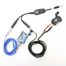 Besta шнур для татуировочной машинки соединитель разделен на два кабеля для тату электропитания наборы инструмент