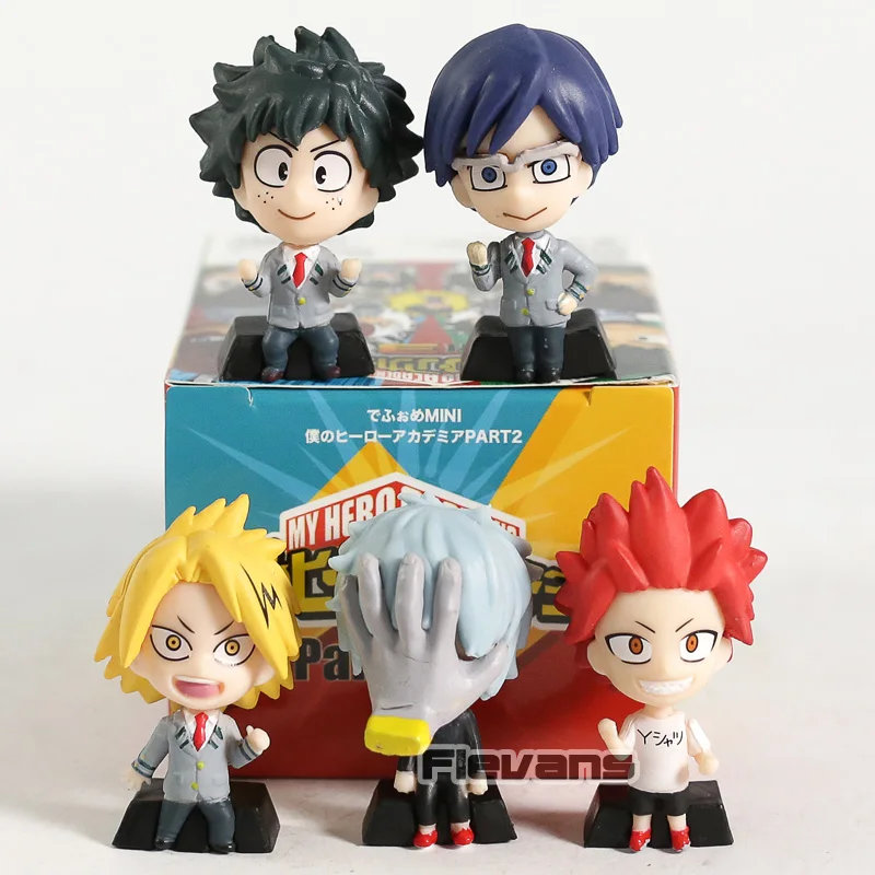 My Hero Academy Midoriya Izuku Todoroki Shoto Aizawa Shota Asui Tsuyu Kaminari Denki мини ПВХ Фигурки игрушки набор