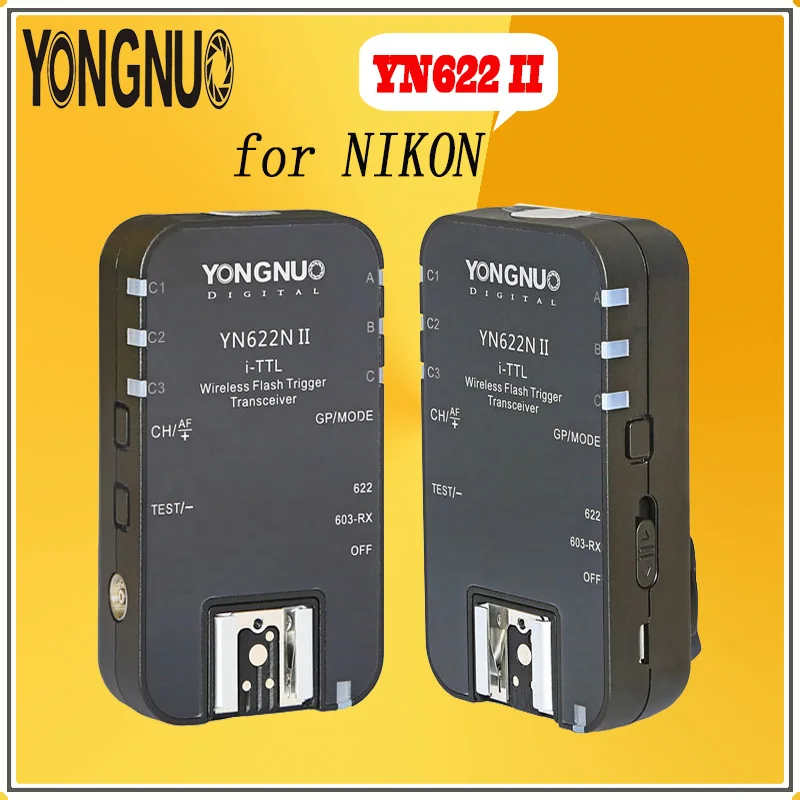==> [Free Shipping] Buy Best YONGNUO YN-622 N II YN622N II 2.4G HSS1/8000s for Nikon Wireless Speedlite Flash Trigger ETTL i-TTL HSS Work with YN-560TX RF605 Online with LOWEST Price | 32807066609