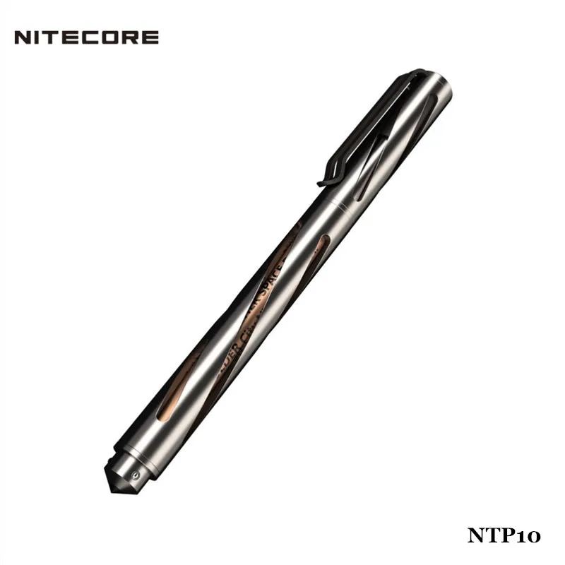 

Nitecore NTP10 20 21 30 40 Self Defense Titanium Aluminum Alloy Tactical Pen with Tungsten Steel Tapered Tip Schneider Pen Refil