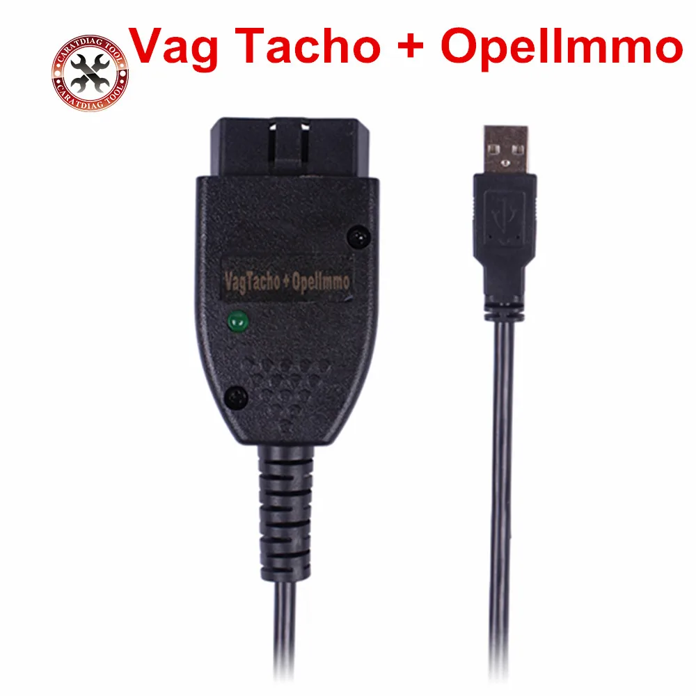 Профессиональный Vag tacho 3 01 + для Opel Подушка безопасности Immo сканер OBD/OBD2