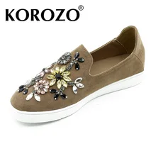 2016 Girls Slipony Women Pointed Toe Flats Shoes Brand Designer Rhinestone Flats Loafers Espadrilles Studded Horsebit loafer
